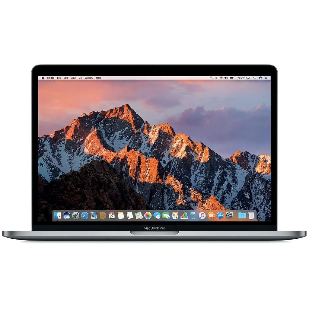 Apple MacBook Pro 13 2017 i5 Non Touch i5-7360U 8GB 128GB Used — Apple laptop side and angled view, buy in Lahore Pakistan