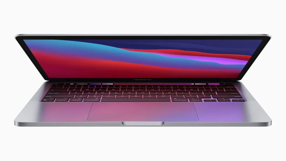 Apple MacBook Pro 13 2020 M1 Apple M1 8GB 256GB Retina Lahore — Apple laptop side and angled view, buy in Lahore Pakistan