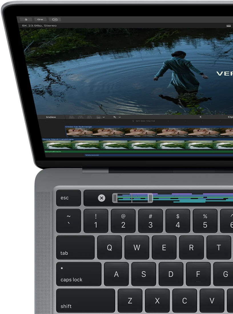 Apple MacBook Pro 13-inch M2 2022 M2 8GB 256GB — Apple laptop side and angled view, buy in Lahore Pakistan