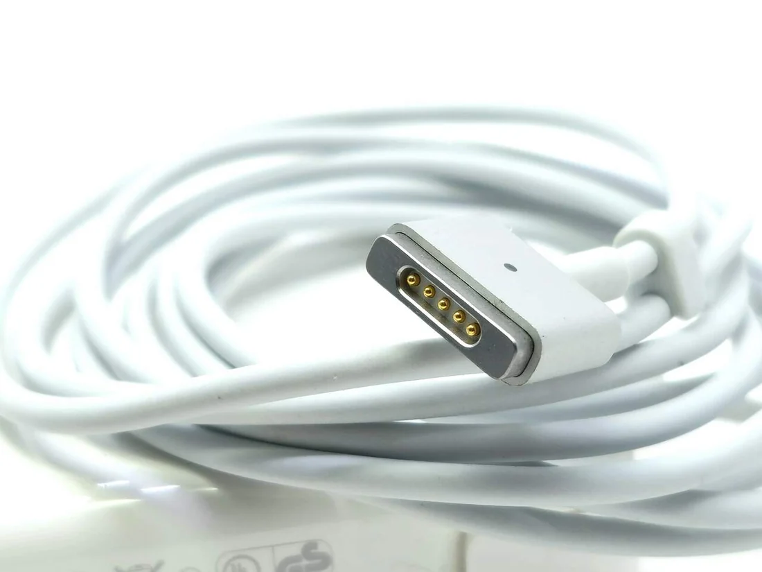 Apple MagSafe 2 45W Power Adapter for MacBook Air 13 (2012-2017) — Apple laptop keyboard and ports view, Lahore Pakistan
