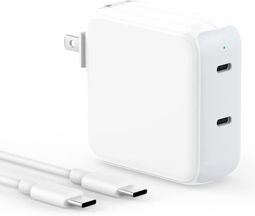 Apple MagSafe 3 67W Power Adapter for MacBook Air M2 (2022) — Apple laptop side and angled view, buy in Lahore Pakistan