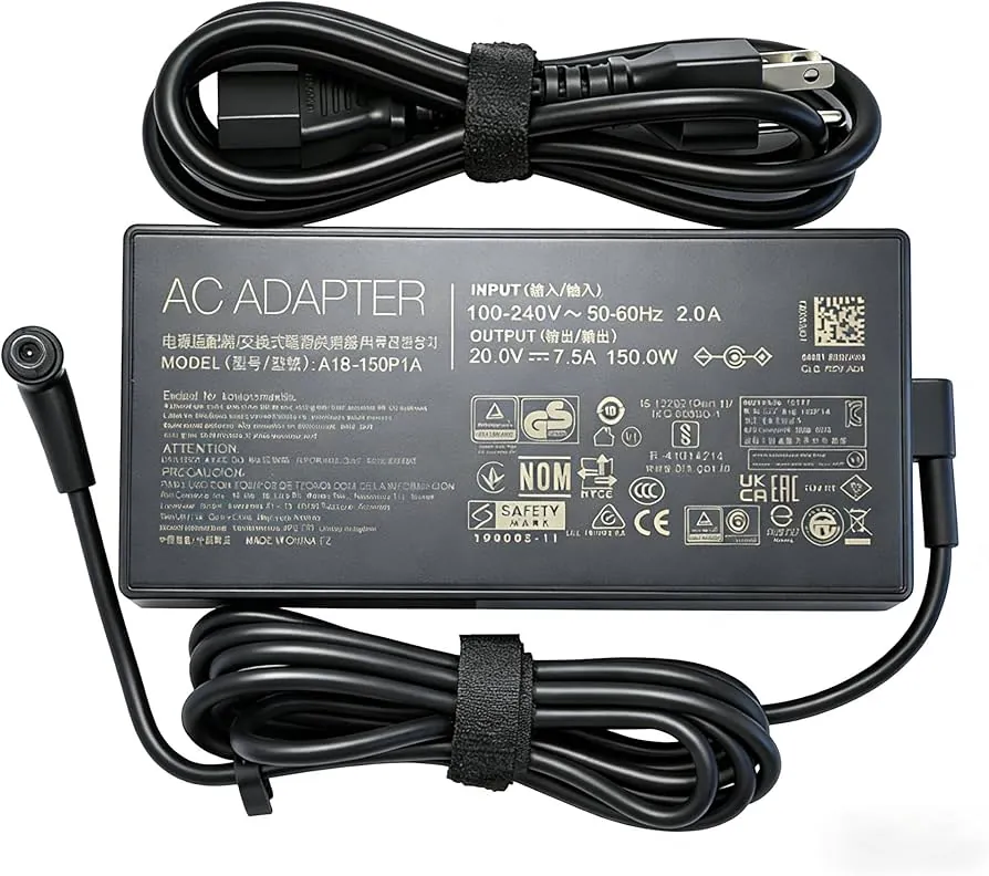Asus 120W Big Barrel Charger for ROG Strix / TUF Gaming F15 — Asus laptop keyboard and ports view, Lahore Pakistan