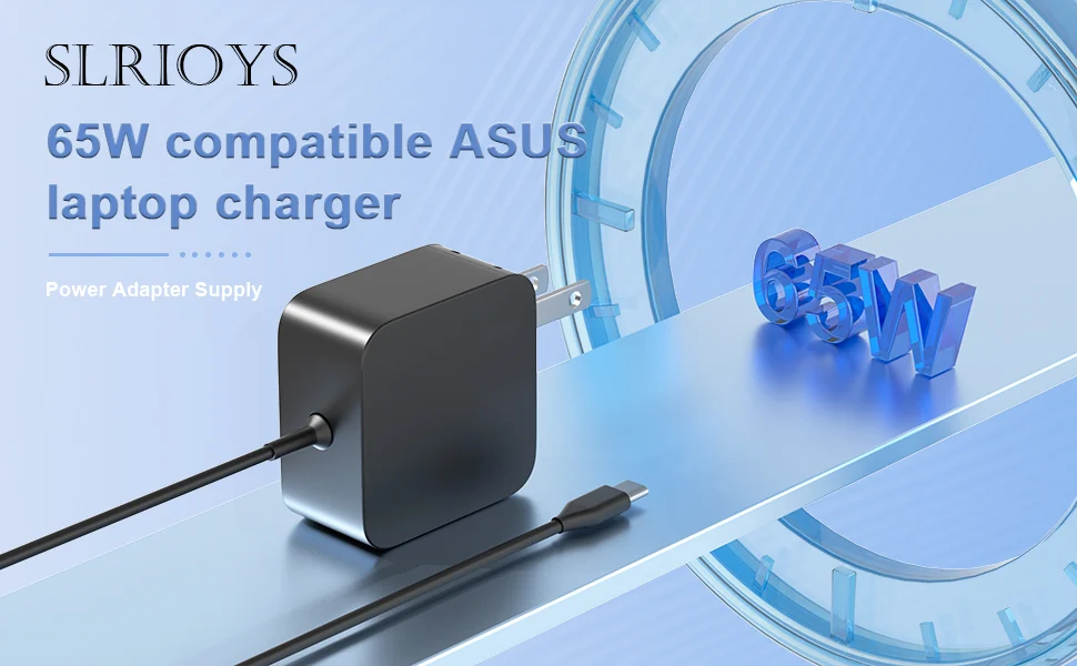 Asus Original 65W 4.5mm Slim Tip Charger for ZenBook 14 UX425 — Asus laptop side and angled view, buy in Lahore Pakistan