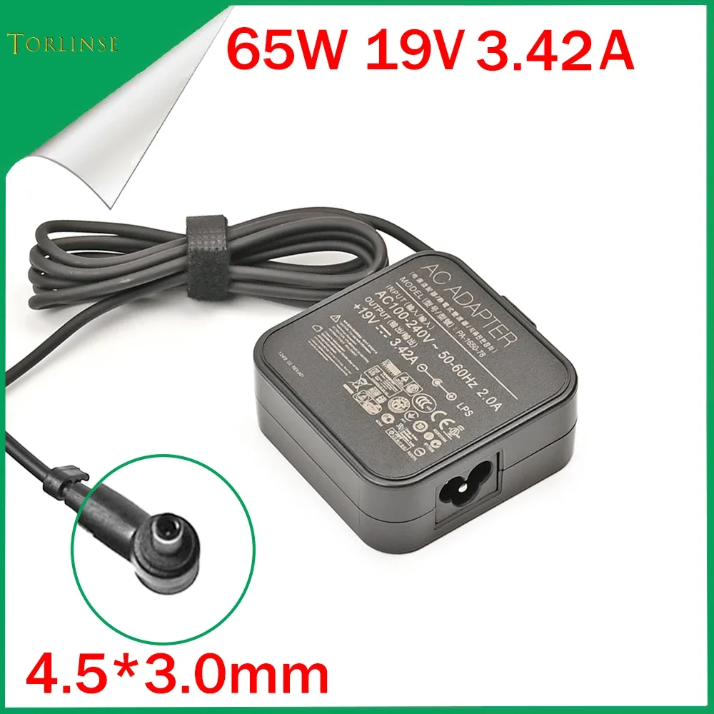 Asus 65W Original Charger (4.5×3.0mm) — genuine chargers / adapters in Lahore, Pakistan