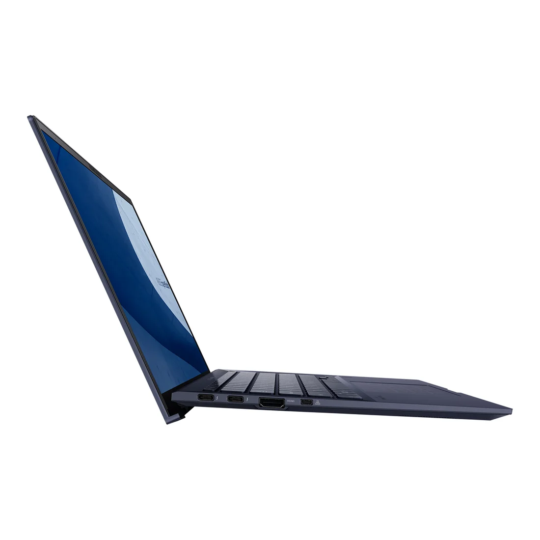 Asus ExpertBook B9450FA i7-10510U 16GB 512GB Used Lahore — Asus laptop keyboard and ports view, Lahore Pakistan