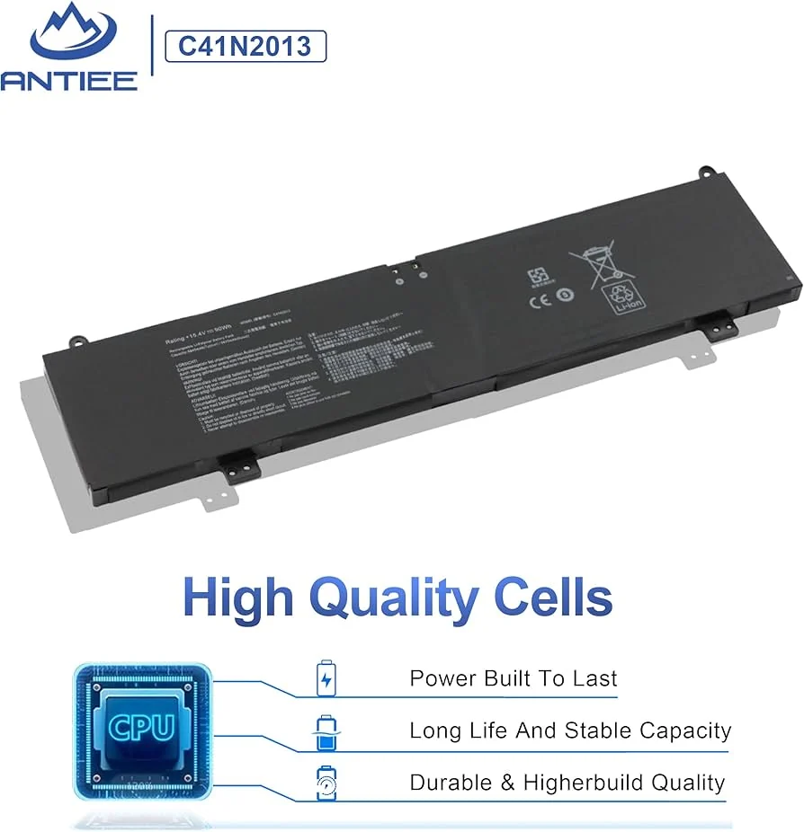 Asus ROG Strix G15 / G17 90Wh 4-Cell Gaming Battery (C41N1906) — used Asus laptop for sale in Pakistan, NN Laptops Lahore