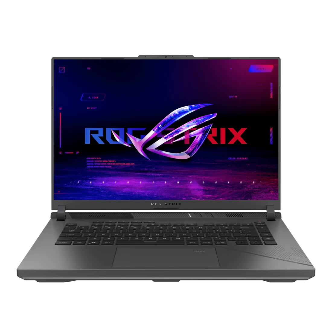 Asus ROG Strix G16 i9-13900H 16GB 1TB — Asus laptop keyboard and ports view, Lahore Pakistan