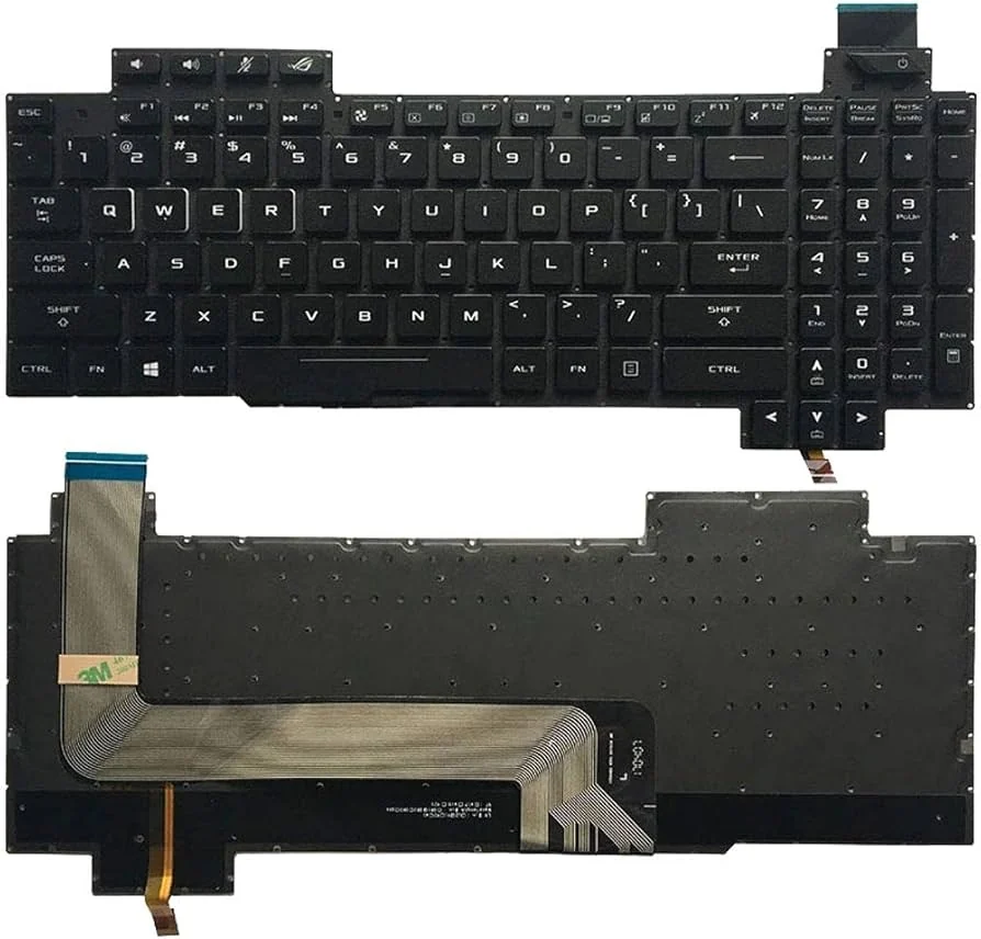 Asus ROG Strix GL553 Backlit Keyboard Replacement US Layout — used Asus laptop for sale in Pakistan, NN Laptops Lahore