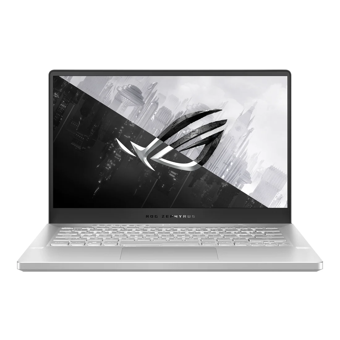 Asus ROG Zephyrus G14 GA401IH Ryzen 7 4800HS 16GB 512GB Lahore — Asus laptop keyboard and ports view, Lahore Pakistan