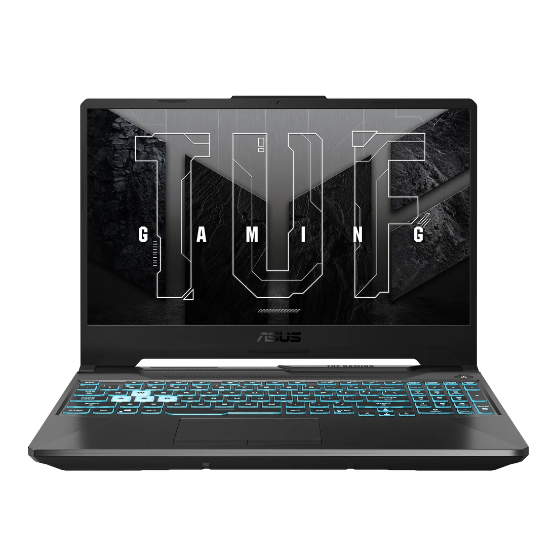 Asus TUF Gaming A15 FA507 Ryzen 7 7840HS 32GB 1TB — Asus laptop keyboard and ports view, Lahore Pakistan