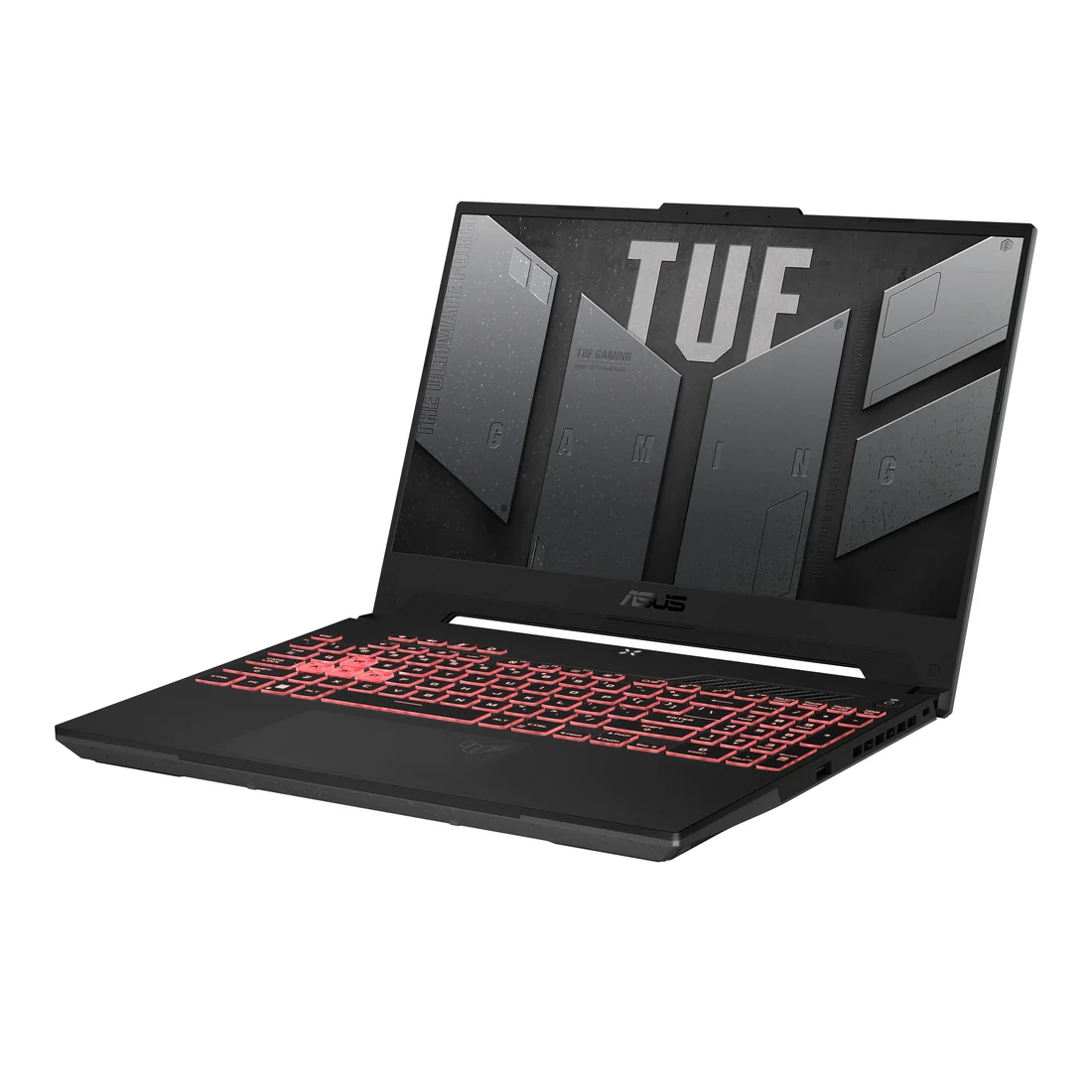 Asus TUF Gaming A15 FA507RM Ryzen 7 6800H 16GB 512GB RTX 3060 Lahore — Asus laptop keyboard and ports view, Lahore Pakistan