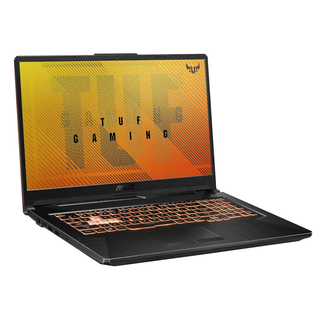 Asus TUF Gaming A17 FA706IU Ryzen 7 4800H 16GB 512GB GTX 1660 Ti Lahore — Asus laptop side and angled view, buy in Lahore Pakistan