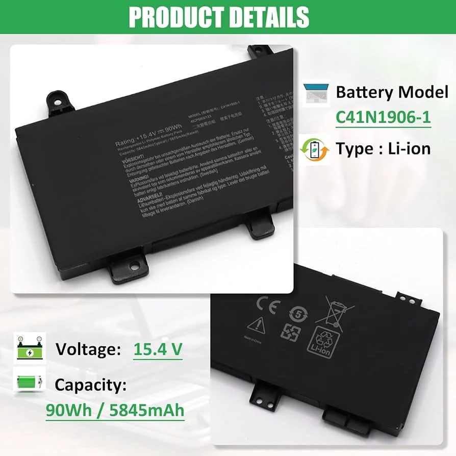 Asus TUF Gaming F15/F17 Battery — used Asus laptop for sale in Pakistan, NN Laptops Lahore