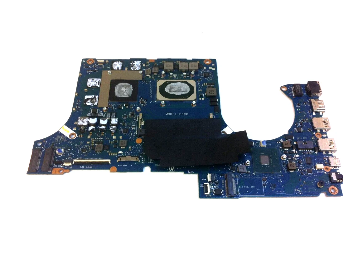 Asus TUF Gaming F15 Motherboard (10th Gen + GTX 1650) — Asus laptop keyboard and ports view, Lahore Pakistan