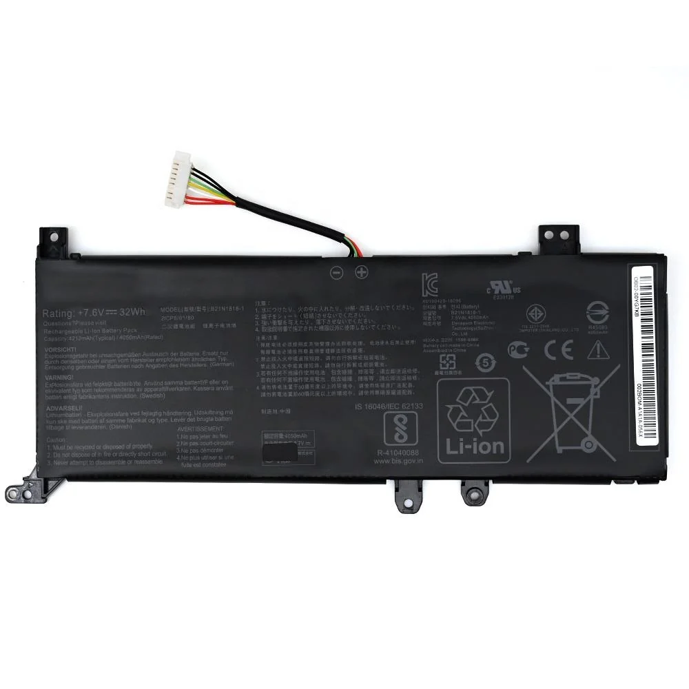 Asus VivoBook 14/15 Battery — Asus laptop side and angled view, buy in Lahore Pakistan