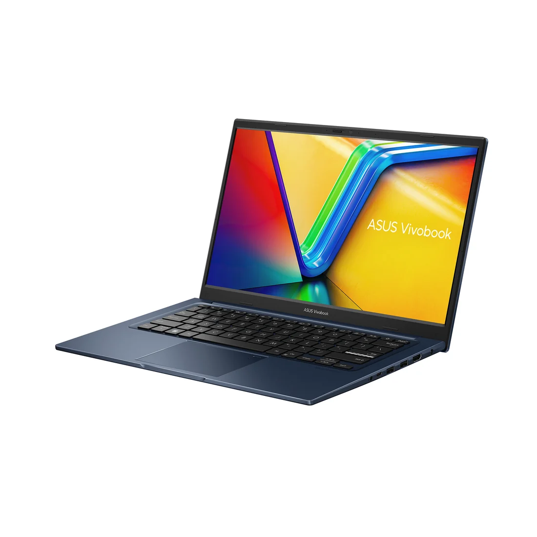 Asus VivoBook 14 X1404ZA i3-1215U 8GB 256GB Used Lahore — Asus laptop keyboard and ports view, Lahore Pakistan