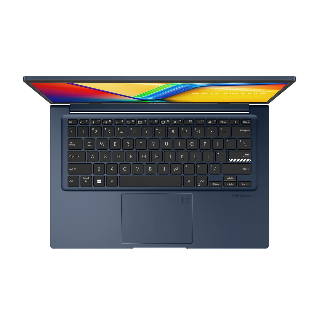 Asus VivoBook 14 X1404ZA i3-1215U 8GB 256GB Used Lahore — Asus laptop side and angled view, buy in Lahore Pakistan