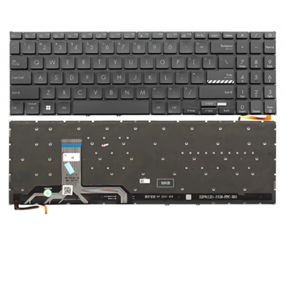 Asus VivoBook S15 Keyboard (Backlit) — Asus laptop keyboard and ports view, Lahore Pakistan