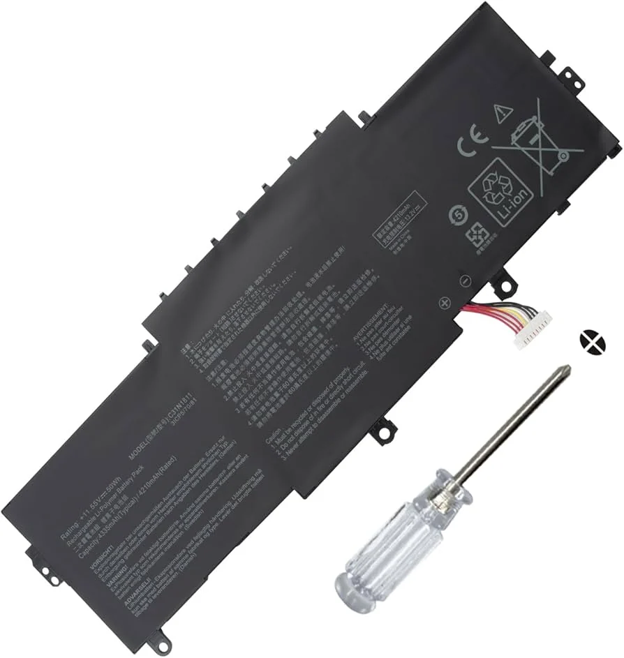 Asus ZenBook 14 Battery — Asus laptop side and angled view, buy in Lahore Pakistan