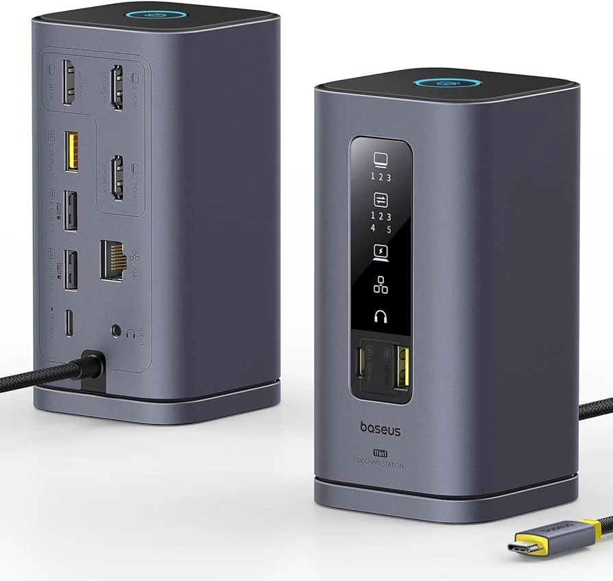 Baseus USB-C Hub 11-in-1 Docking Station HDMI VGA Ethernet — accessories price in Pakistan, NN Laptops Lahore