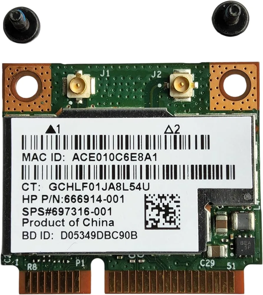 Broadcom BCM943228HMB Half-Mini — genuine laptop parts in Lahore, Pakistan