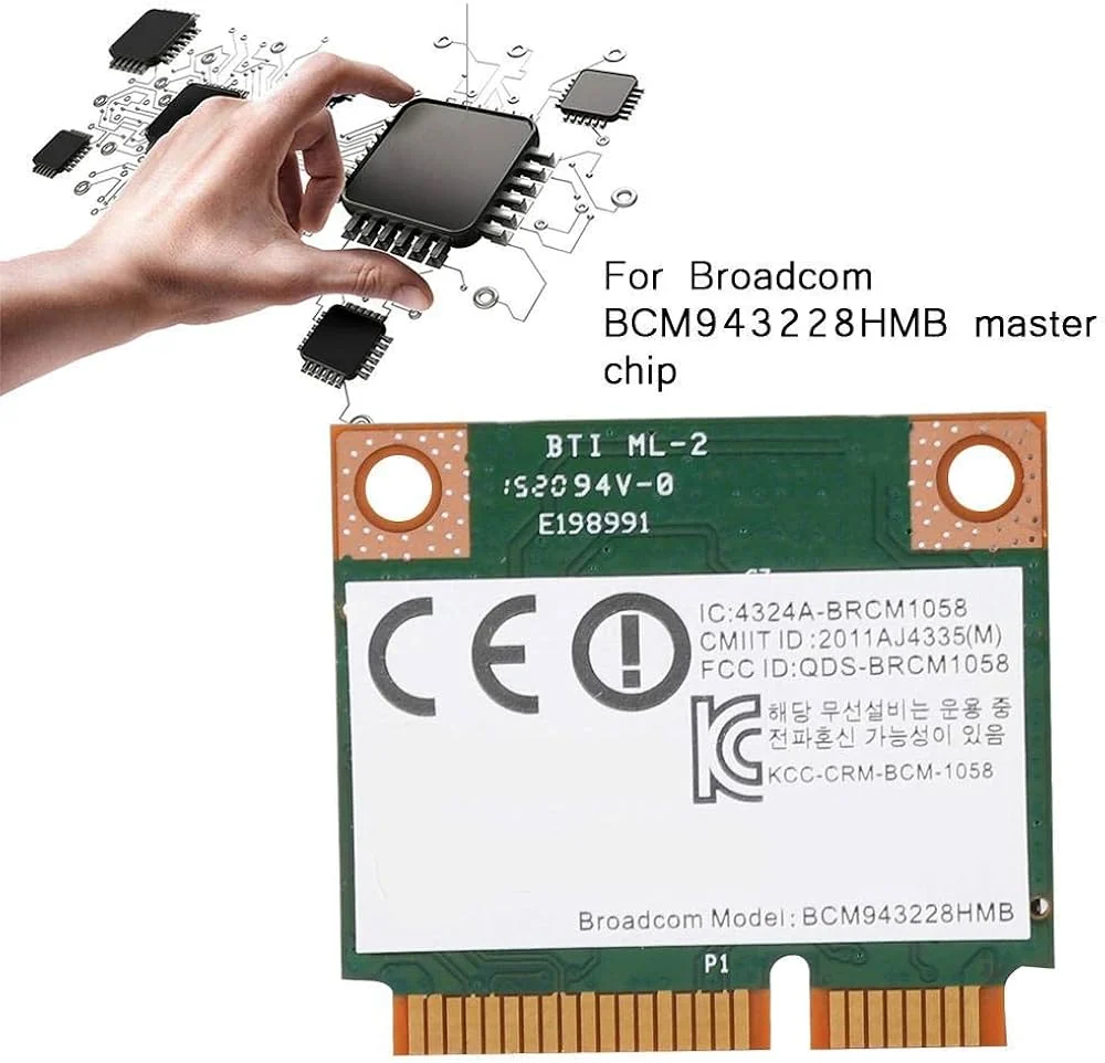 Broadcom BCM943228HMB Half-Mini — laptop parts price in Pakistan, NN Laptops Lahore