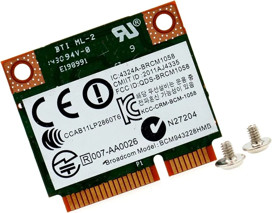Broadcom BCM943228HMB Half-Mini — laptop parts price in Pakistan, NN Laptops Lahore