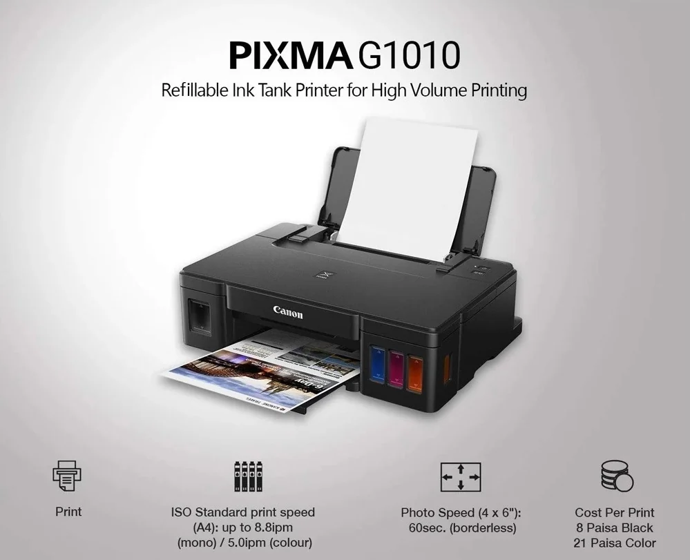 Canon G1010 Ink Tank Printer — genuine peripherals in Lahore, Pakistan