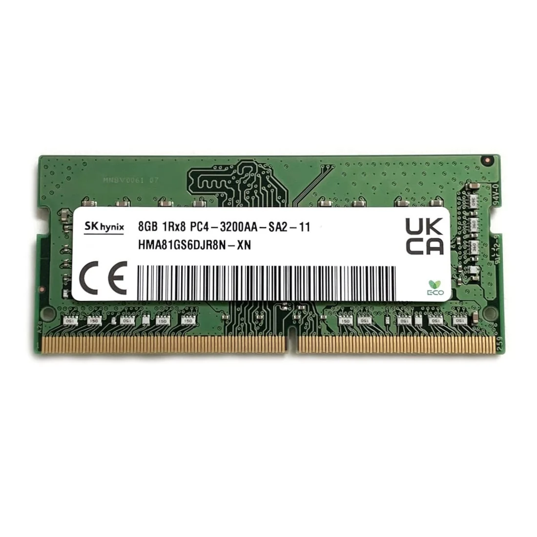 Hynix 16GB DDR4-2666 SODIMM Laptop Memory CL19 — Hynix laptop side and angled view, buy in Lahore Pakistan