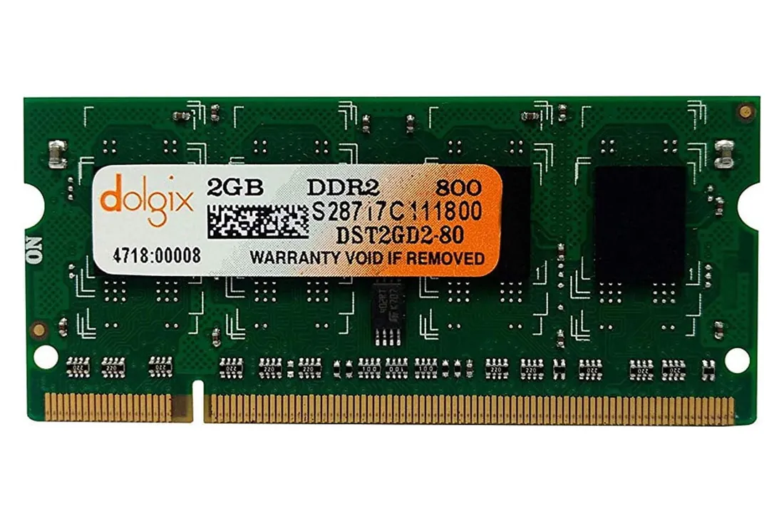 DDR4 16GB Laptop RAM 3200MHz (Dolgix New) — Dolgix laptop side and angled view, buy in Lahore Pakistan