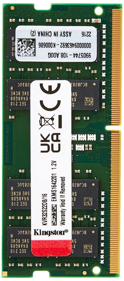 Kingston 16GB DDR4-3200 SODIMM Laptop Memory CL22 — used Kingston laptop, price in Pakistan at NN Laptops Hafeez Center Lahore