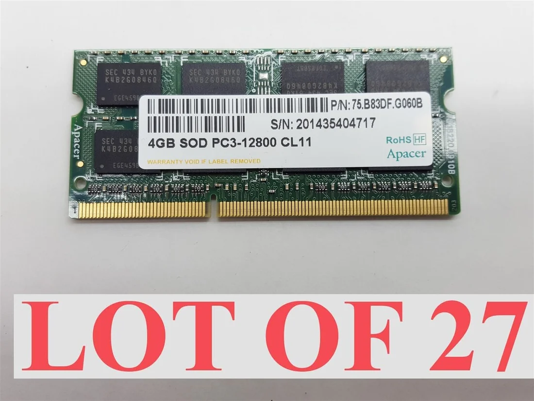 DDR5 16GB Laptop RAM 4800MHz (Apacer New) — used Apacer laptop for sale in Pakistan, NN Laptops Lahore