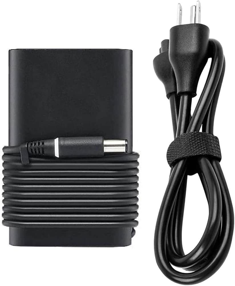 Dell Original 65W 7.4mm Barrel Charger for Latitude E6440 / E5440 — Dell laptop side and angled view, buy in Lahore Pakistan