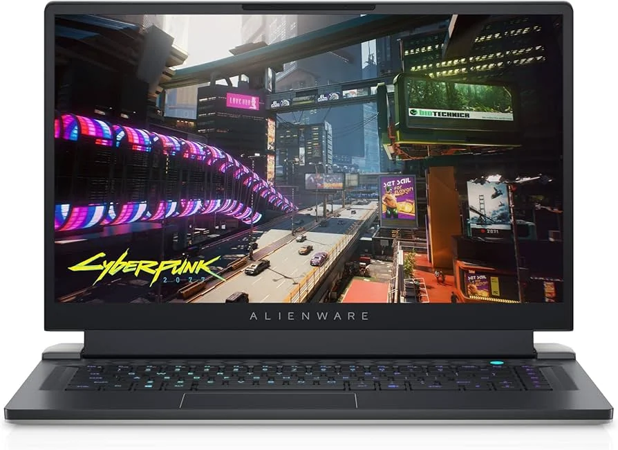 Dell Alienware x15 R2 i7-12700H 32GB 1TB Gaming Used Laptop Lahore — Dell laptop side and angled view, buy in Lahore Pakistan