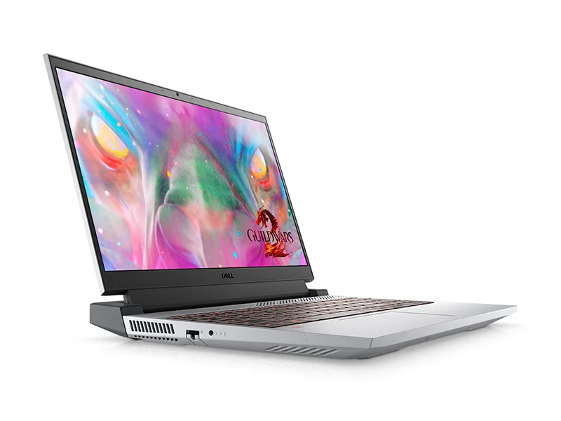 Dell G15 5510 i7-10870H 16GB 512GB Gaming Used Laptop Lahore — Dell laptop keyboard and ports view, Lahore Pakistan
