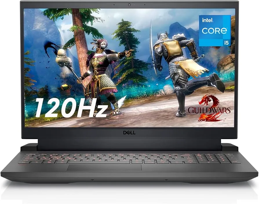Dell G15 5520 i7-12700H 16GB 512GB Gaming Used Laptop Lahore — Dell laptop side and angled view, buy in Lahore Pakistan