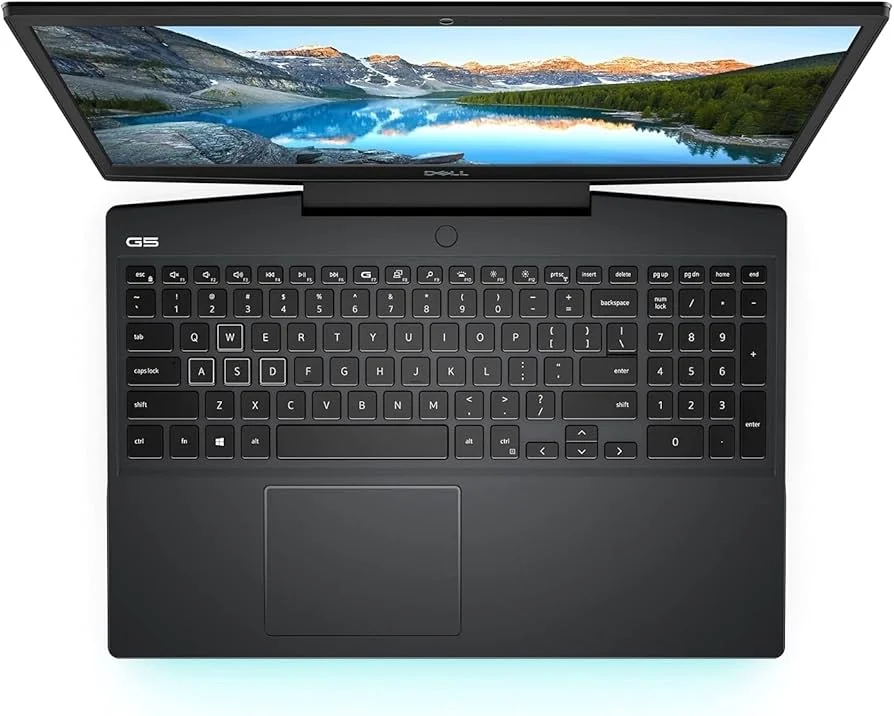 Dell G5 5500 i7-10750H 16GB 512GB Gaming Used Laptop Lahore — Dell laptop side and angled view, buy in Lahore Pakistan