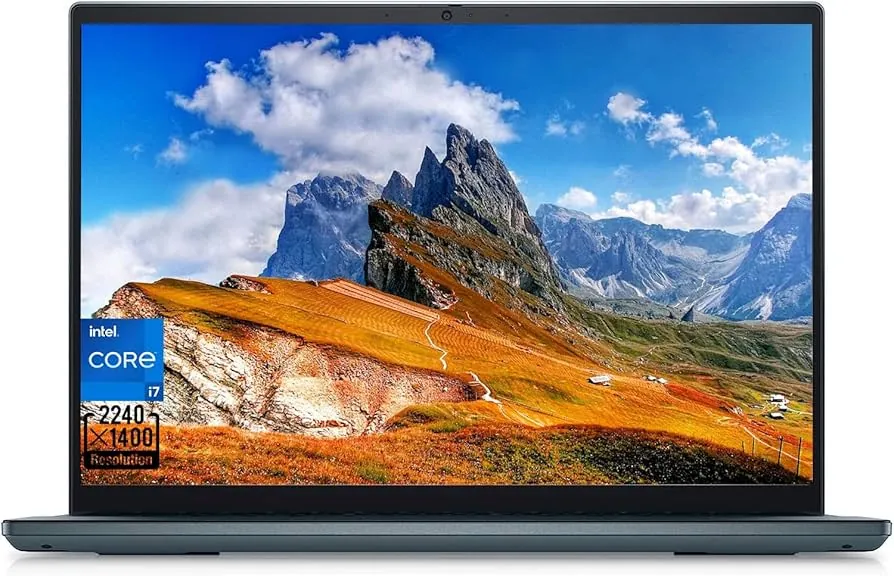 Dell Inspiron 14 Plus 7420 i7-12700H 16GB 512GB Used Laptop Lahore — Dell laptop side and angled view, buy in Lahore Pakistan
