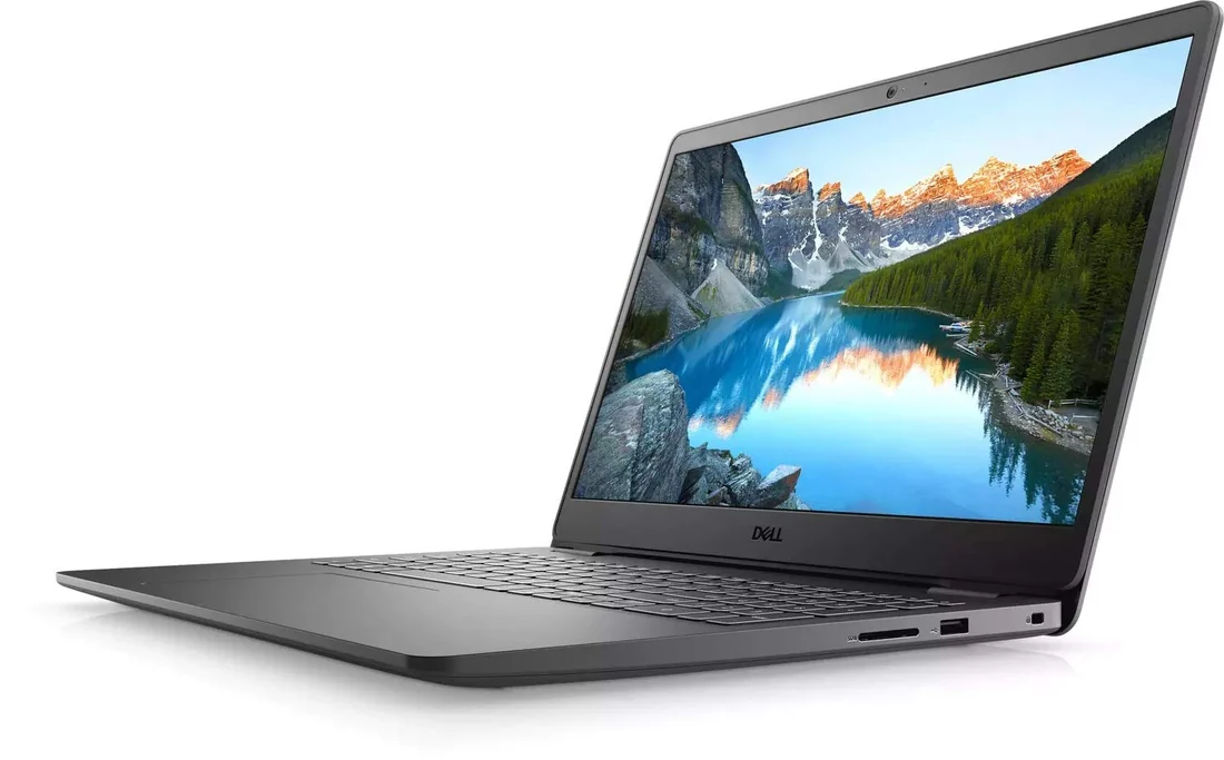 Dell Inspiron 15 3501 i5-1135G7 8GB 512GB Used Laptop Lahore — Dell laptop side and angled view, buy in Lahore Pakistan