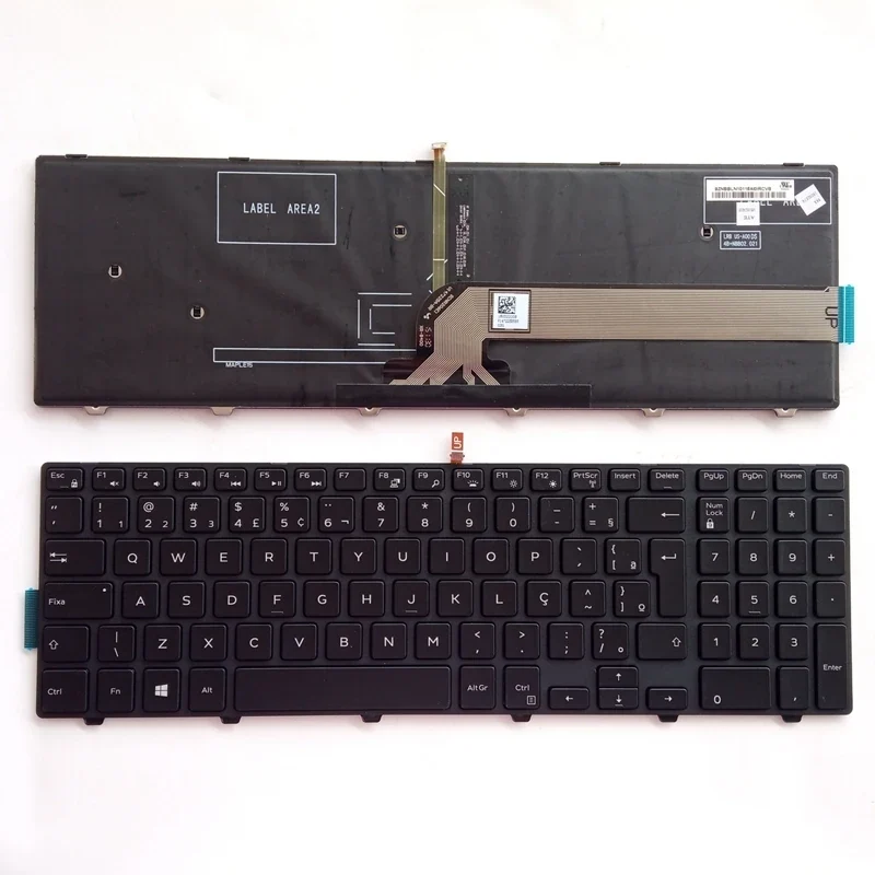 Dell Inspiron 15 5558 Keyboard — Dell laptop keyboard and ports view, Lahore Pakistan