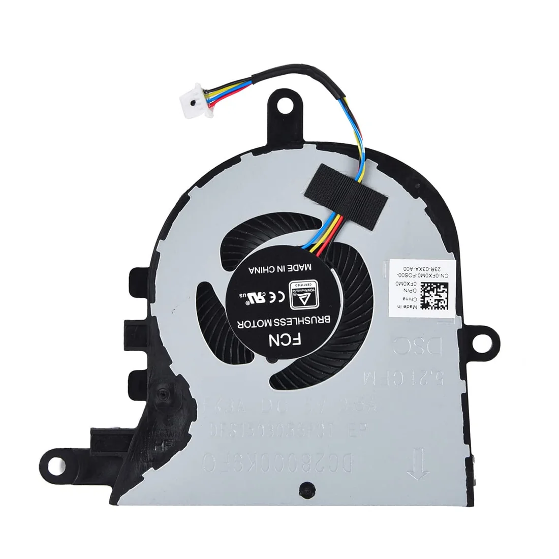 Dell Inspiron 15 5570 5575 Cooling Fan Replacement — Dell laptop keyboard and ports view, Lahore Pakistan