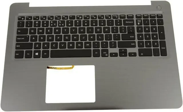Dell Inspiron 15 5570 Palmrest with Touchpad (C Panel) in Lahore — Dell laptop keyboard and ports view, Lahore Pakistan