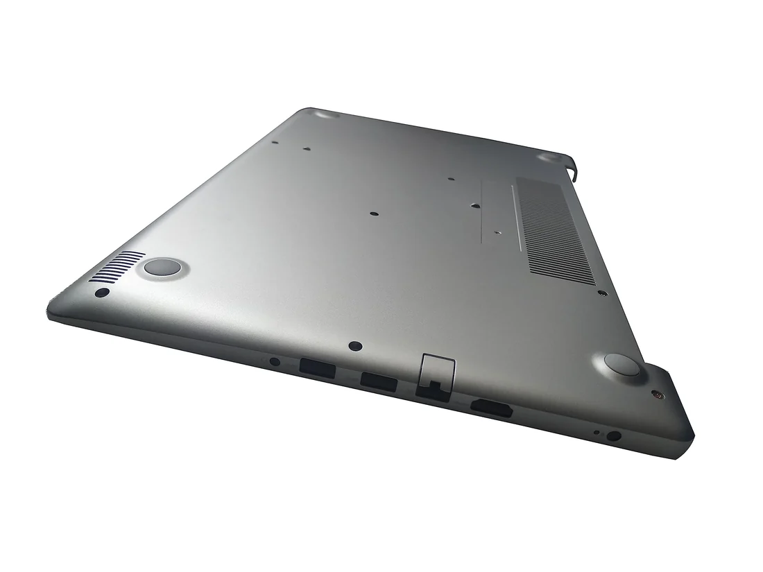 Dell Inspiron 15 5570 Bottom Case (D Panel) Replacement in Lahore — Dell laptop keyboard and ports view, Lahore Pakistan