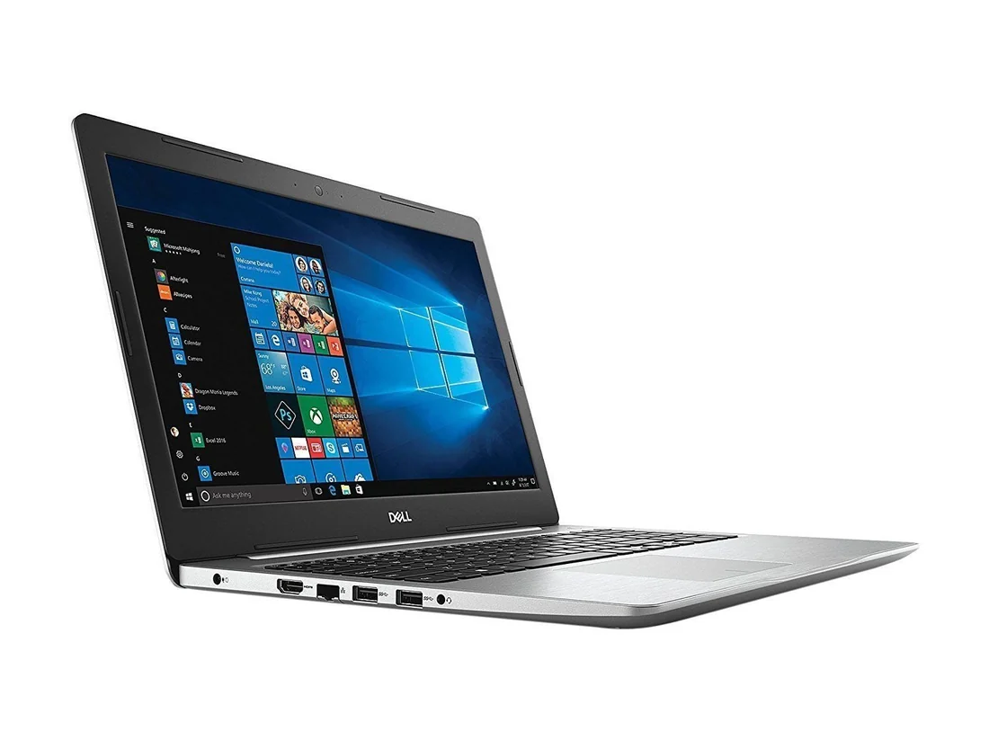 Dell Inspiron 15 5570 i7-8550U 16GB 512GB Used Laptop Lahore — Dell laptop keyboard and ports view, Lahore Pakistan