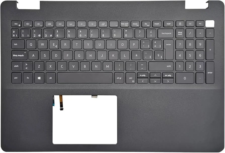 Dell Inspiron 3501 Keyboard — Dell laptop keyboard and ports view, Lahore Pakistan