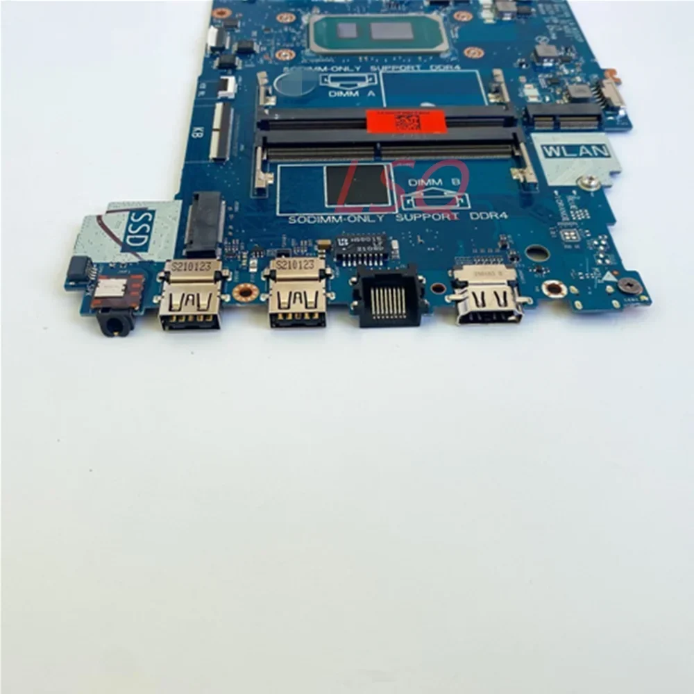 Dell Inspiron 3501 Motherboard (11th Gen i3) — Dell laptop keyboard and ports view, Lahore Pakistan