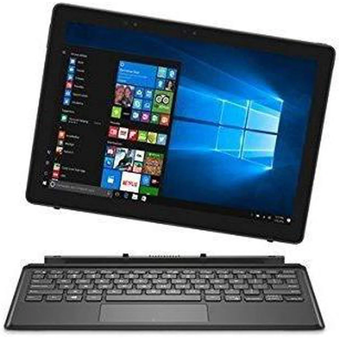 Dell Latitude 5285 2-in-1 — Dell laptop keyboard and ports view, Lahore Pakistan