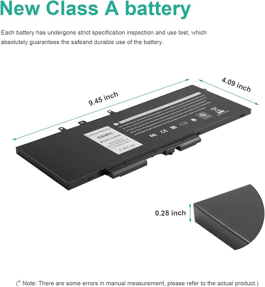 Dell Latitude 5480/5490/5500 Battery — used Dell laptop for sale in Pakistan, NN Laptops Lahore