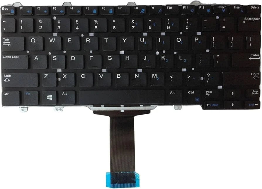 Dell Latitude 5480 Keyboard (Backlit) — Dell laptop side and angled view, buy in Lahore Pakistan