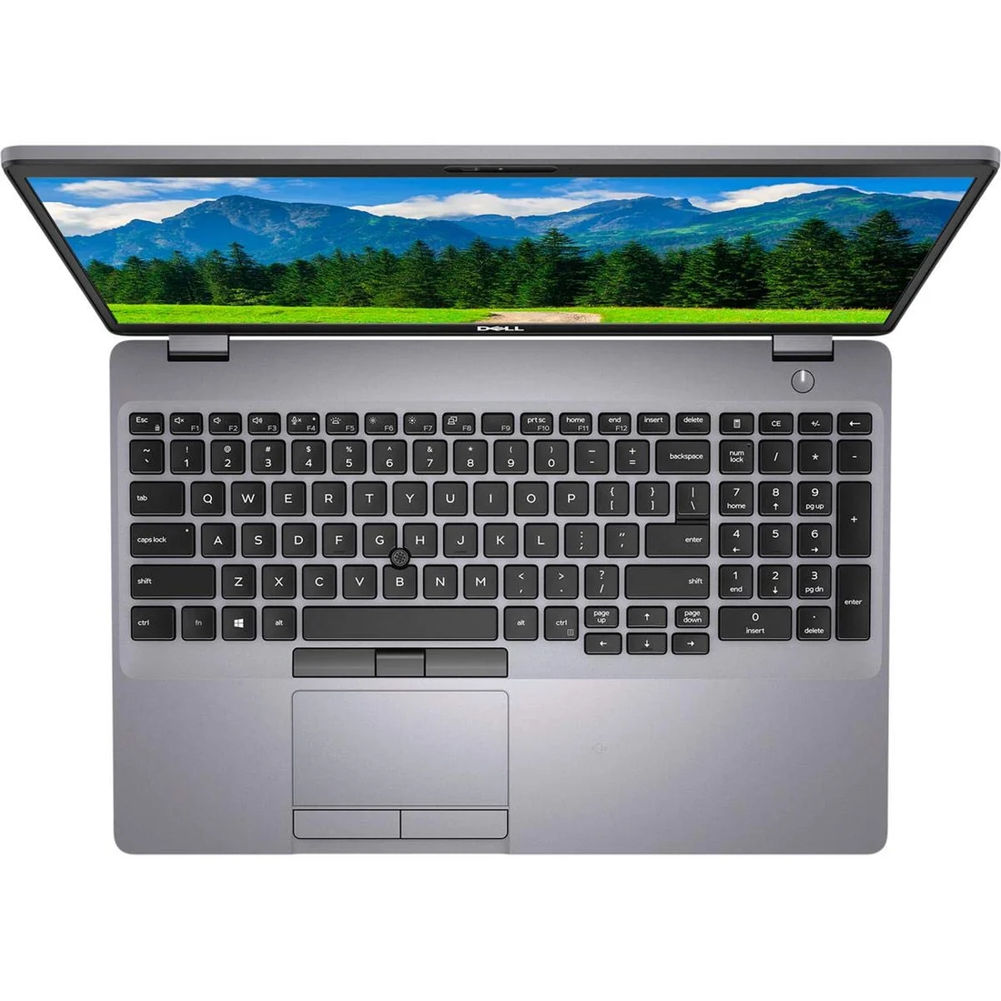 Dell Latitude 5510 i5-10210U 8GB 256GB Used Laptop Lahore — Dell laptop keyboard and ports view, Lahore Pakistan